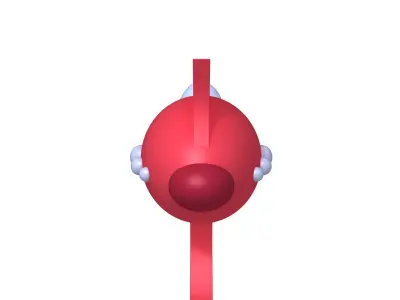 Space Gun Laser Cartoon 3D model