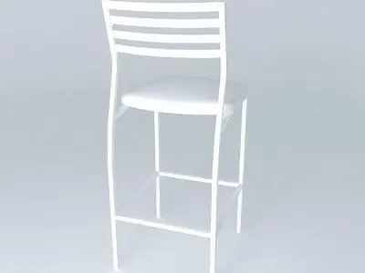 Bar Stool Free 3D model 6