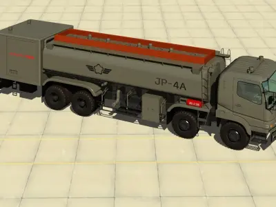 Japan Air Self Defense Force 2000L Fuel Supply Vehicle 3D model