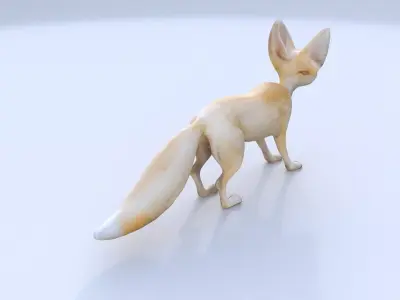 Fennec Fox 3D model