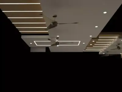 False Ceiling Design 3D model