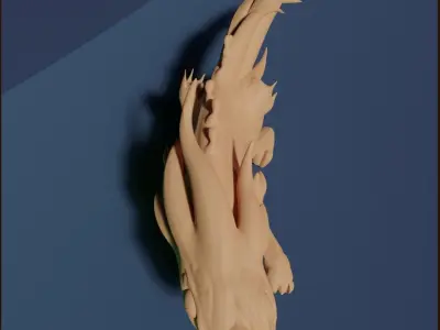 Akata toy dinosaur Free 3D print model