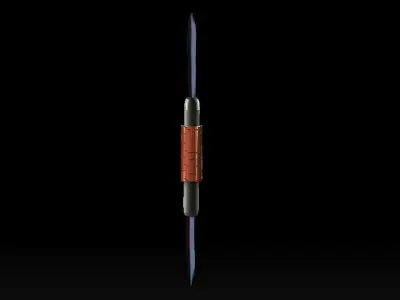 fantasy glaive 3D model