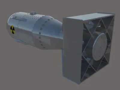 Atom bomb Free 3D model