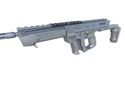 35-Blishlok-gun model 3d game ready model Low-poly 3D model Low-poly 3D model