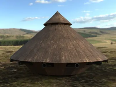 Leonardos fighting vehicle Free low-poly 3D model