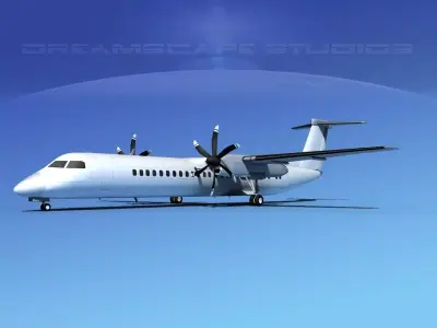 Dehaviland DHC-8 400 Valley Express 3D model