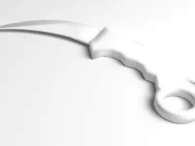 Karambit Knife 1 3D model