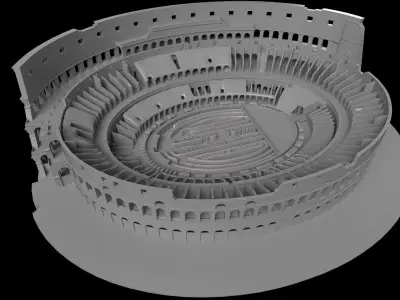 Colosseum Low-poly 3D model