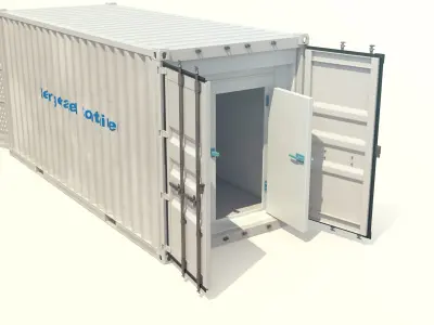 Refrigerated Container 3D model purchase