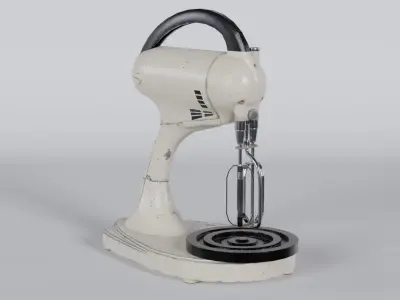 Old Mixer Low-poly 3D model