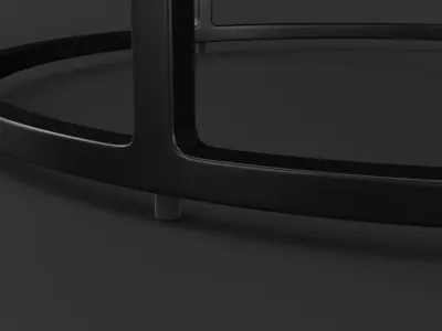 Knurl Small Accent Table 3D model