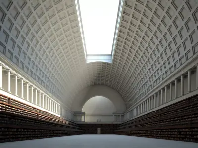 Royal Library 3D model