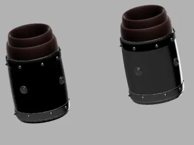 Forearm plate Armour version 3 3D model
