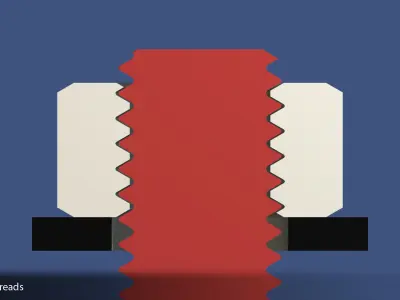 M10 Fastener Set 3D model