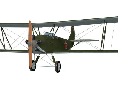 Polikarpov Po-2 3D model