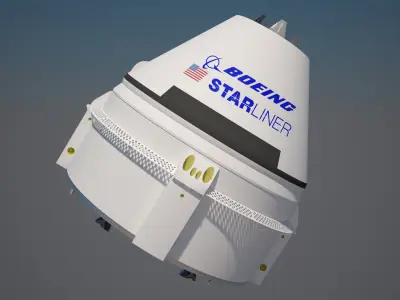 Boeing Starliner CST 100 Exterior 3D model