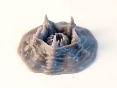 Gaping Maw - 3D Printable Monster- 2 Poses 3D print model