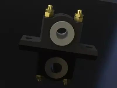 plumber block Free 3D model