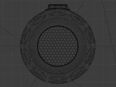 JET Hairdryer 3D model