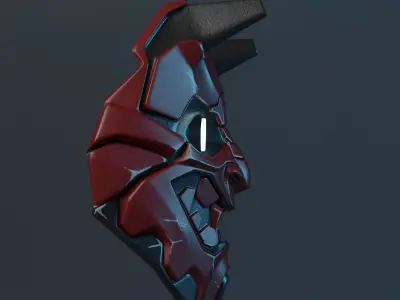 Cyberpunk Cat Mask 3D print model