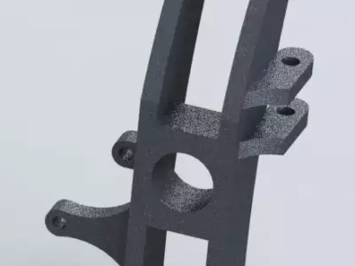 Front Upright for SAE BAJA Free 3D model