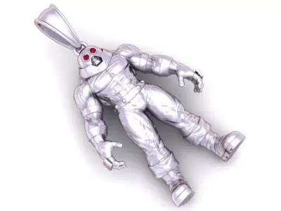 Robot pendant  3D printable model   3D print model
