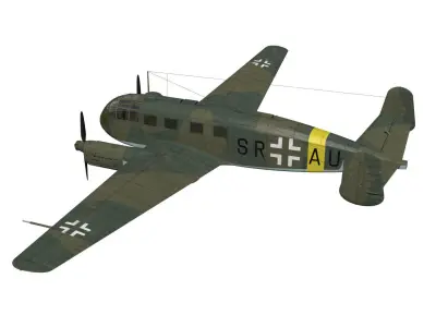 Siebel Si204D 3D model