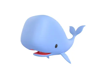 Character039 Whale 3D model