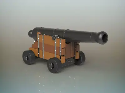 cannon toy 3D model
