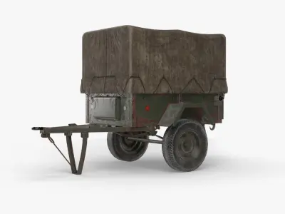 Gaz 704 Low-poly 3D model