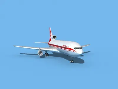 Lockheed L-1011 TriStar Aero Peru 3D model