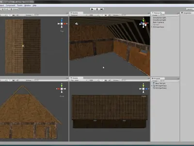 Wikingerhaus unitypackage Low-poly 3D model