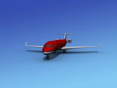 Bombardier CRJ700 Sierra Express 3D model