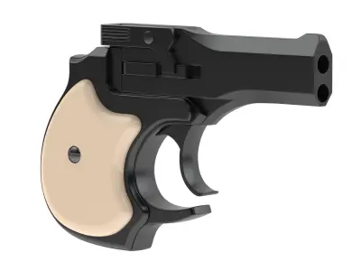 High Standard Derringer 3D model