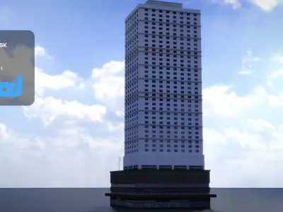 HK Boatower 3D model