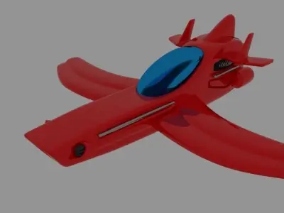 Spacehoop airplane 3D model