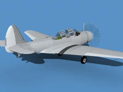 Douglas TBD-1 Devestator V00 3D model
