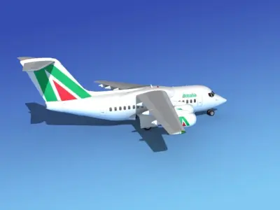 BAe 146-100 Alitalia 3D model