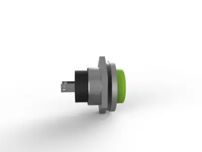  Electronic button 3D model