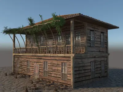 Wooden Structure 3D model