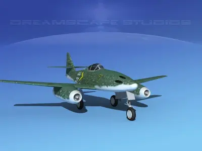 Messerschmitt ME-262A1 Swallow V06 3D model