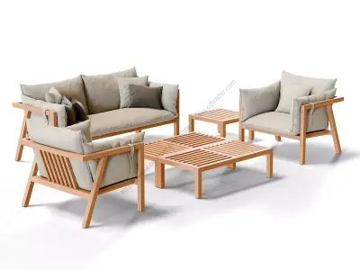 Umomoku Outdoor Sofa Set Free 3D model