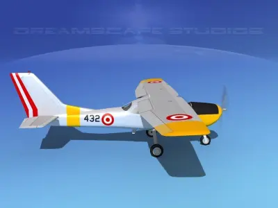 Cessna T-41 Mescalero Peruvian AF 3D model