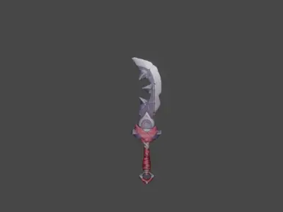 Zeloeman Sword A 14 Low-poly 3D model