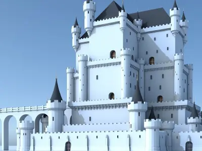 Fantasy Castle 005 3D model