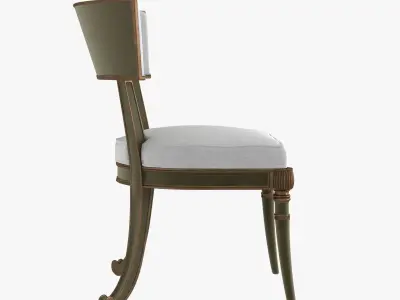  Alfonso Marina -regency klismos side chair 3D model