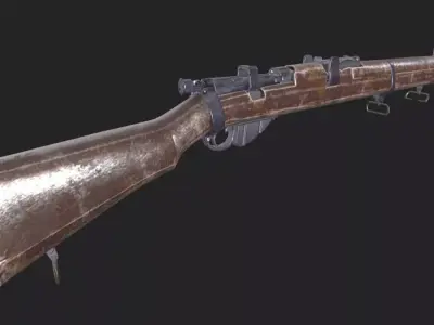 LEE Enfield MK3 - Asset Weapon Free low-poly 3D model