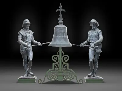 Mikez and Jakez Low-poly 3D model