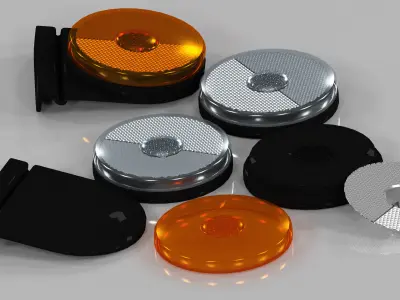 Side light - Luz lateral Free low-poly 3D model